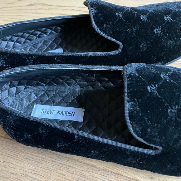 Steve Madden Velvet Skull Smoking Loafers Size Mens 10.5 - Picture 9 of 9